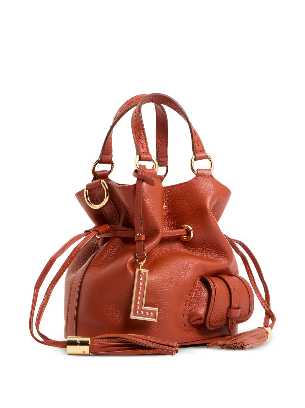 Lancel Premier Flirt bucket-tas met trekkoord Bruin