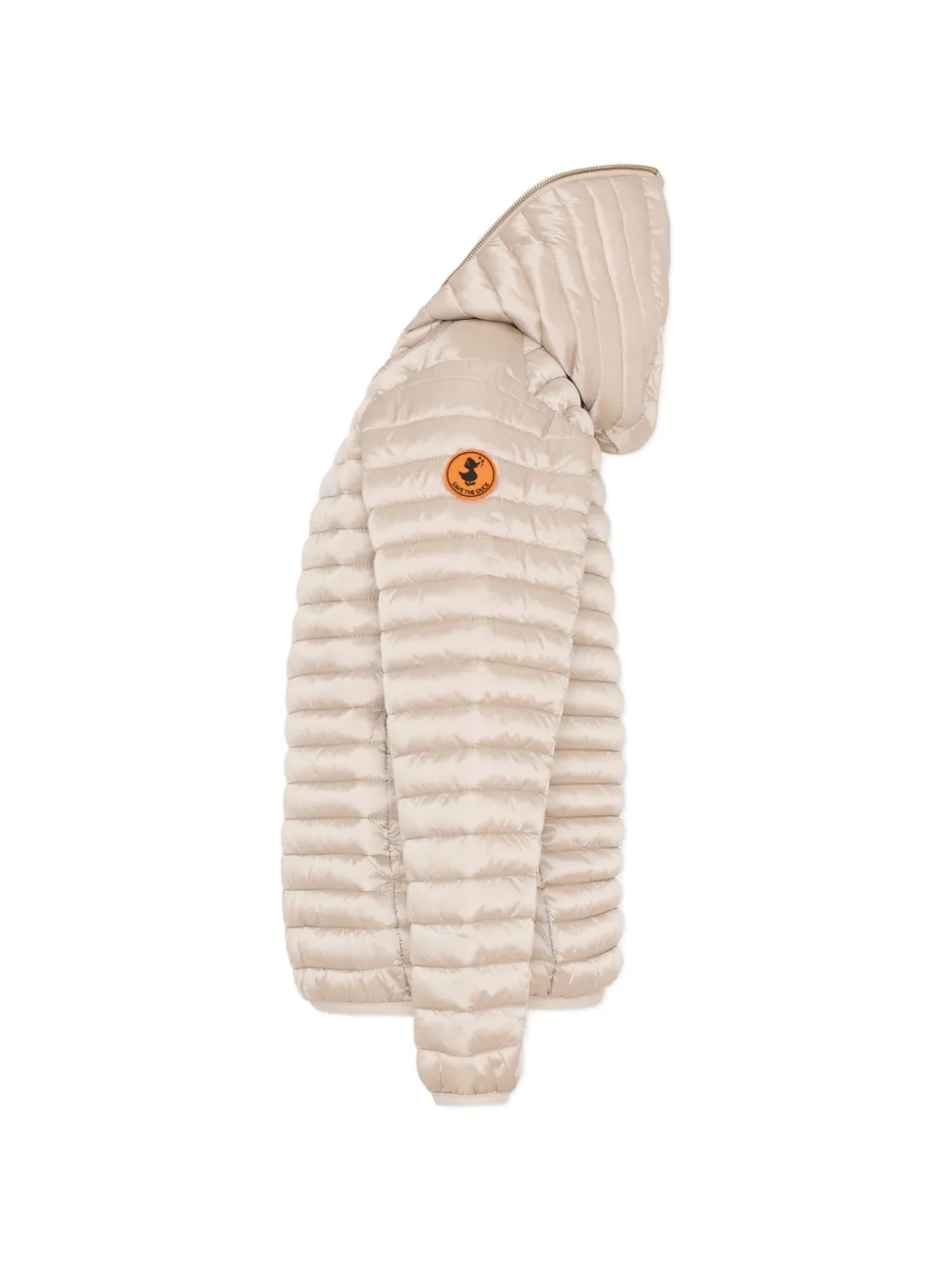  Save The Duck Kids Hooded Quilted Jacket - Neutrals 