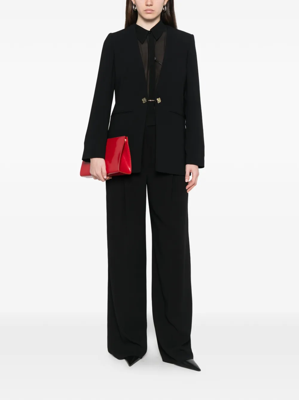  Marella Teffige Embellished Blazer - Black 