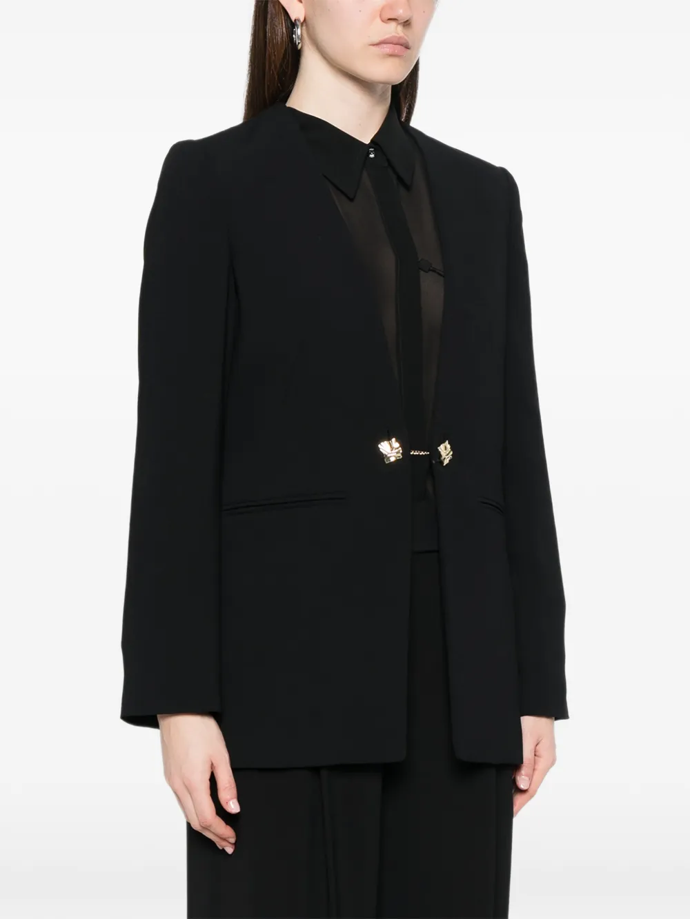  Marella Teffige Embellished Blazer - Black 