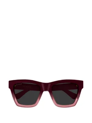 Gucci Eyewear インターロッキングG オーバルフレーム サングラス