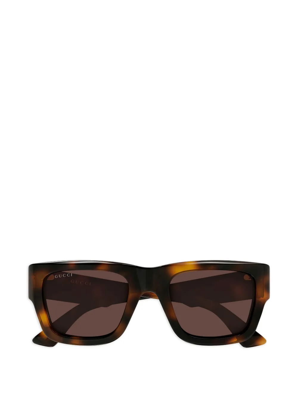 Gucci Eyewear logo-detail sunglasses - Marrone