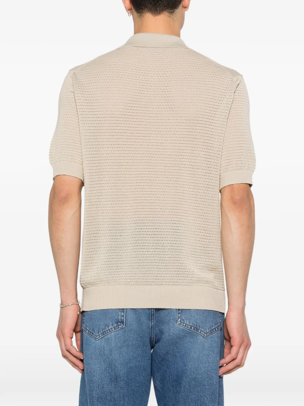 Tagliatore T-shirt met korte mouwen Beige