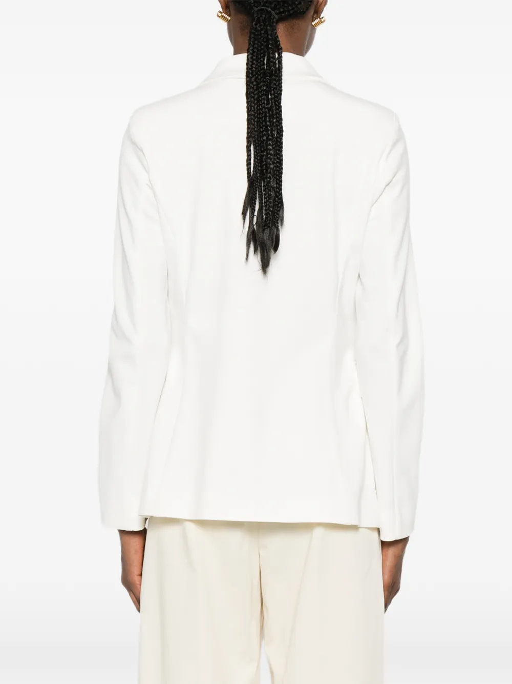 Marella Blazer met dubbele rij knopen Wit