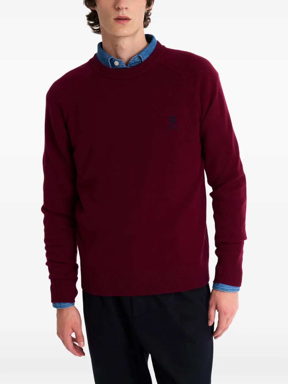 Pringle of Scotland Trui met ronde hals Rood