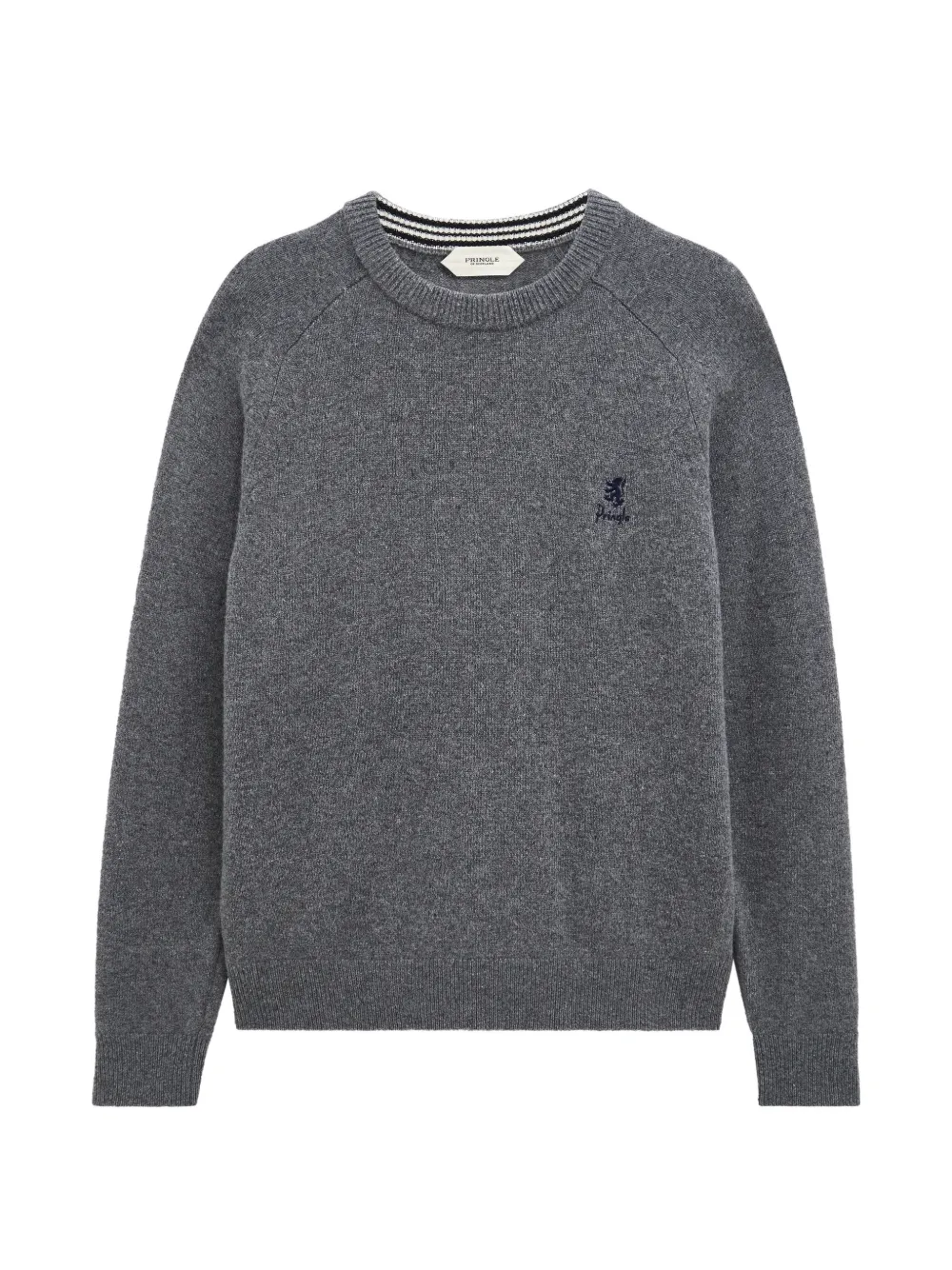 Pringle of Scotland crew-neck logo sweater - Grigio