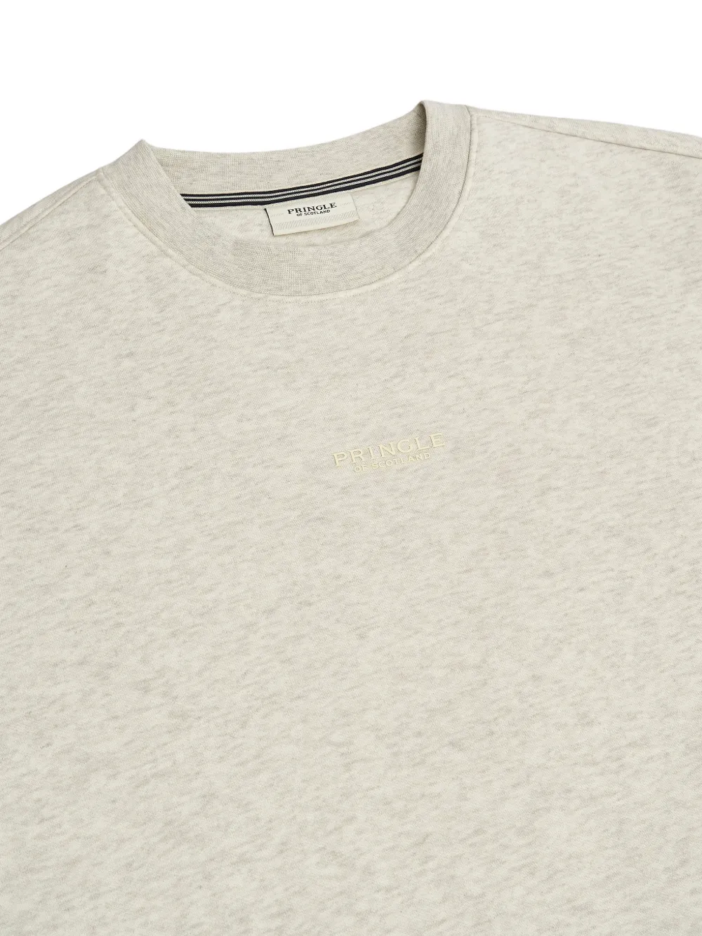 Pringle of Scotland Sweater met ronde hals Beige