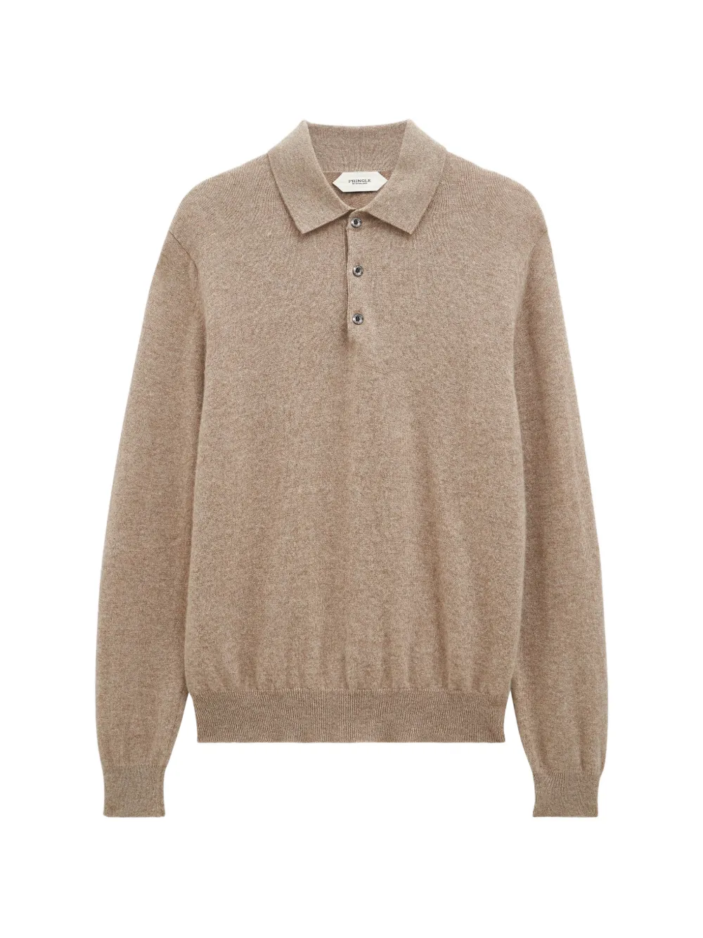 Pringle of Scotland cashmere polo shirt - Toni neutri