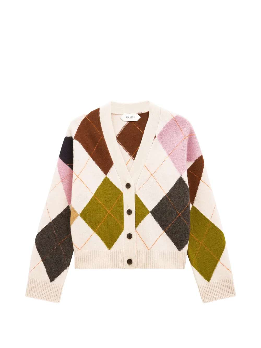 Pringle of Scotland Cardigan a rombi - Toni neutri