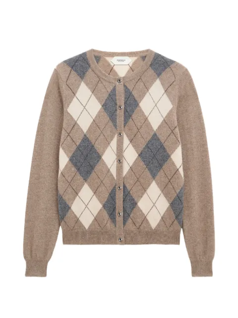 Pringle of Scotland — argyle crew-neck cardigan