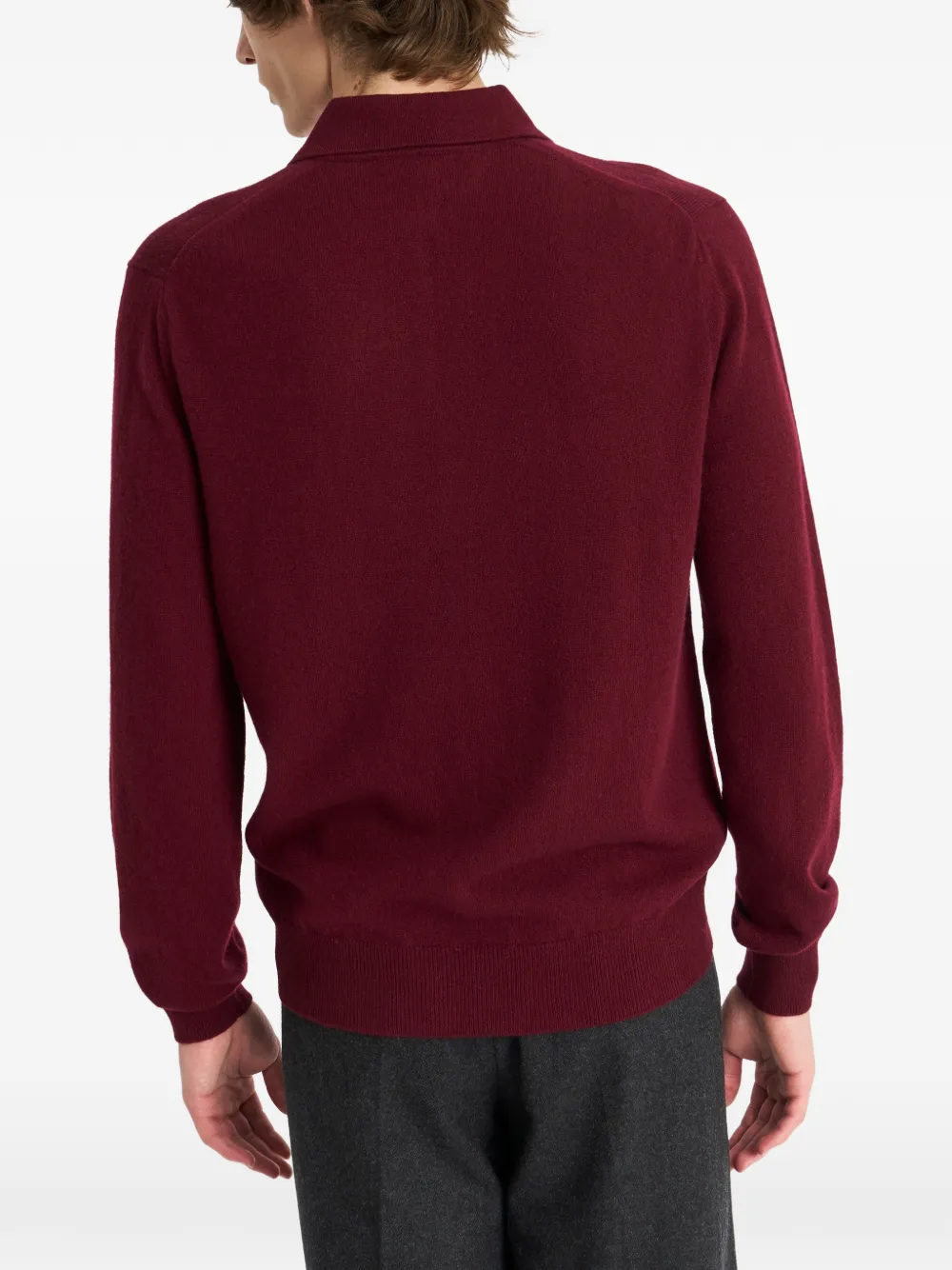 Pringle of Scotland Kasjmier poloshirt Rood