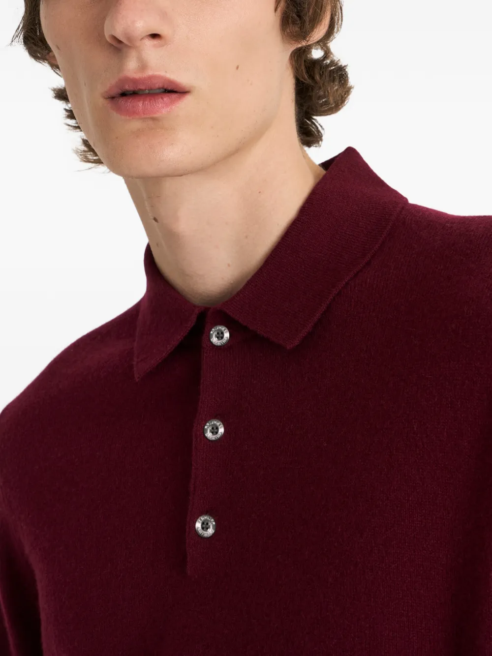 Pringle of Scotland Kasjmier poloshirt Rood