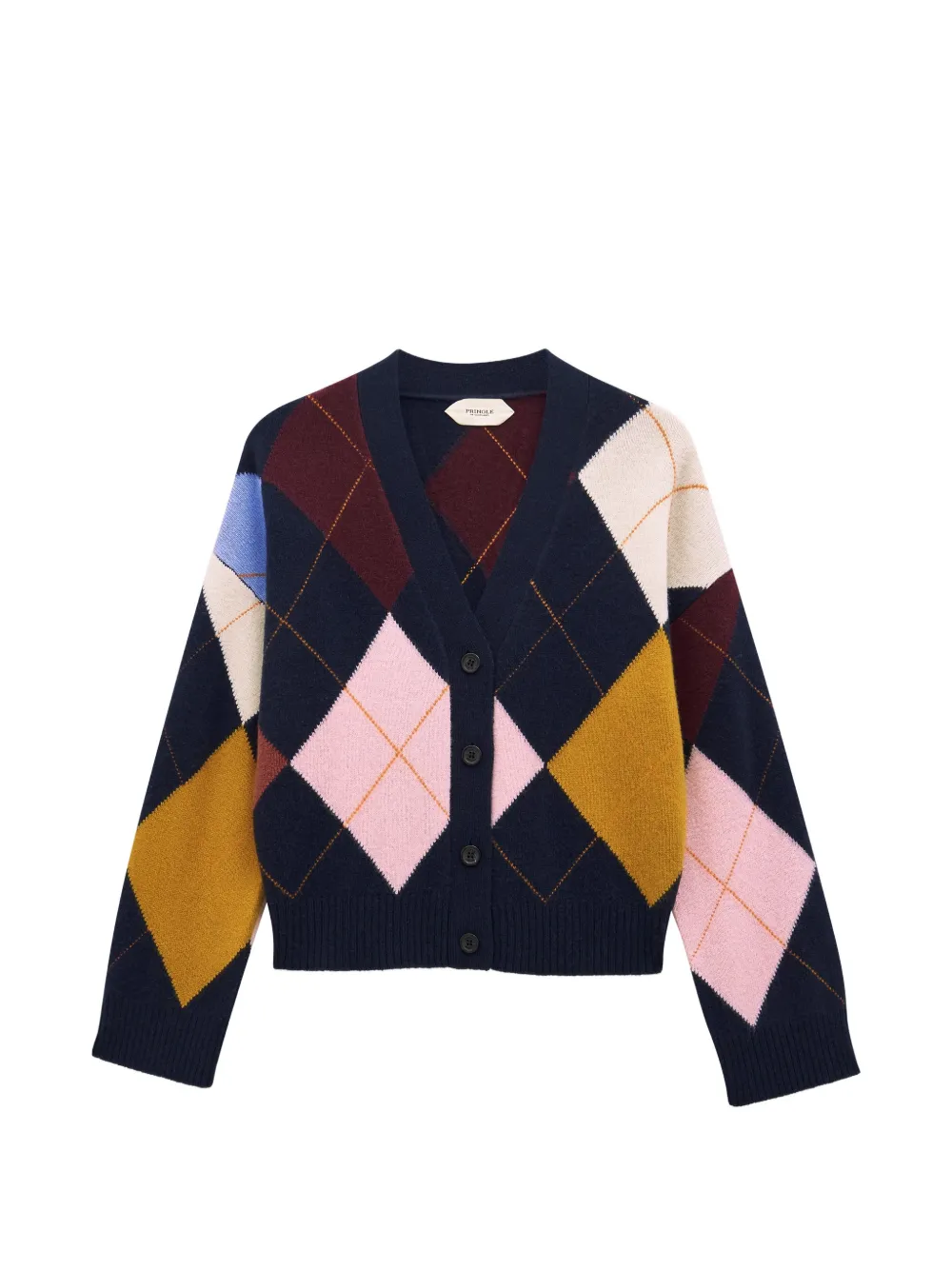 Pringle of Scotland Cardigan a rombi - Blu