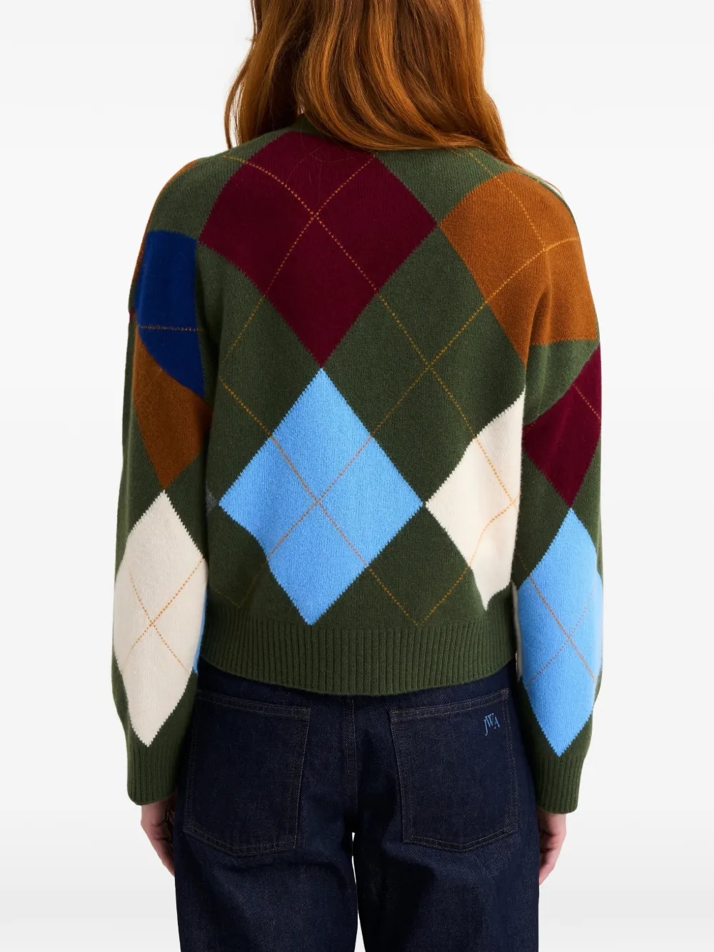 Pringle of Scotland Vest met argyle patroon Groen