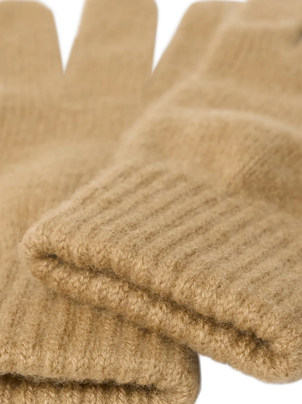 Pringle of Scotland Klassieke kasjmier handschoenen Beige