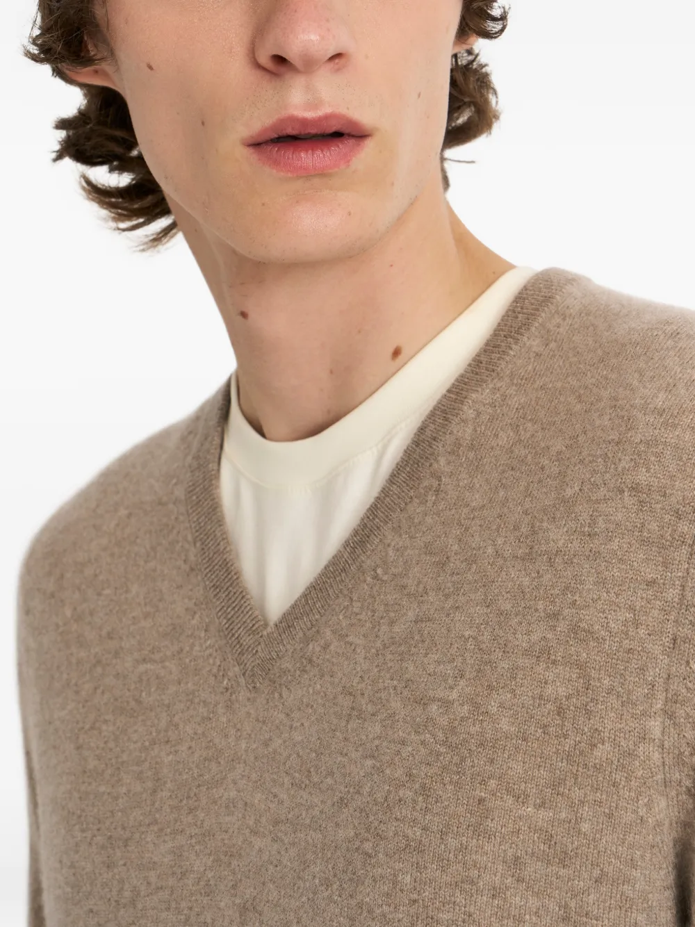 Pringle of Scotland Trui met V-hals Beige