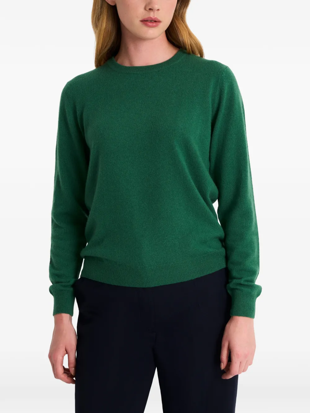 Pringle of Scotland Kasjmier trui met ronde hals Groen