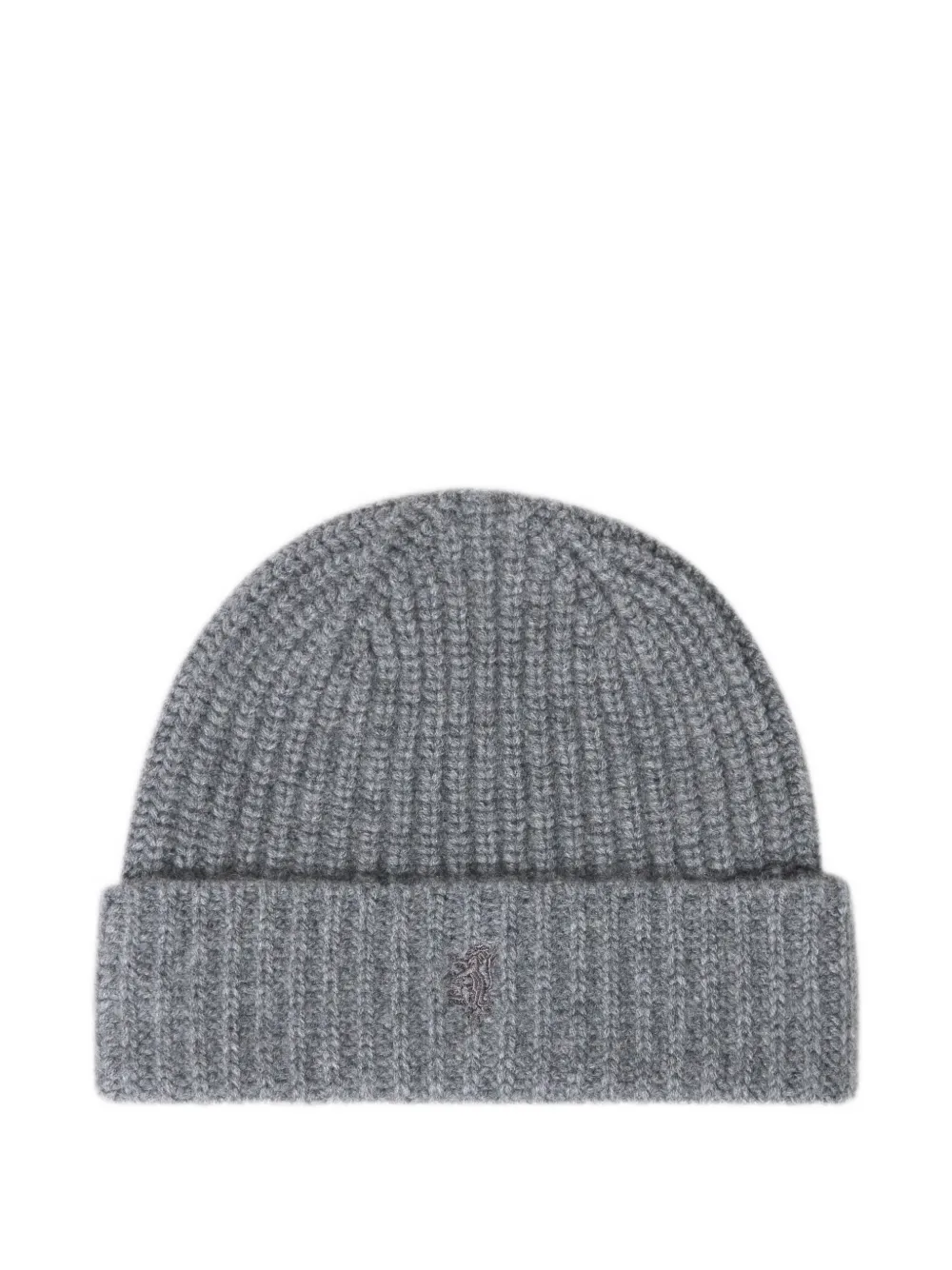 Pringle of Scotland ribbed chunky cashmere beanie - Grigio