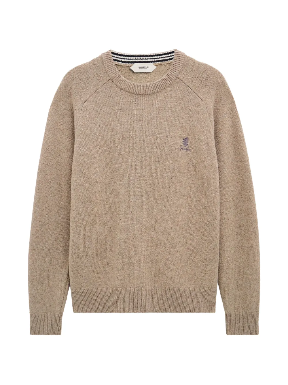 Pringle of Scotland crew-neck logo sweater - Toni neutri