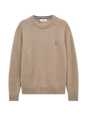 Burberry logo-detail Wool Sweater | Grey | FARFETCH