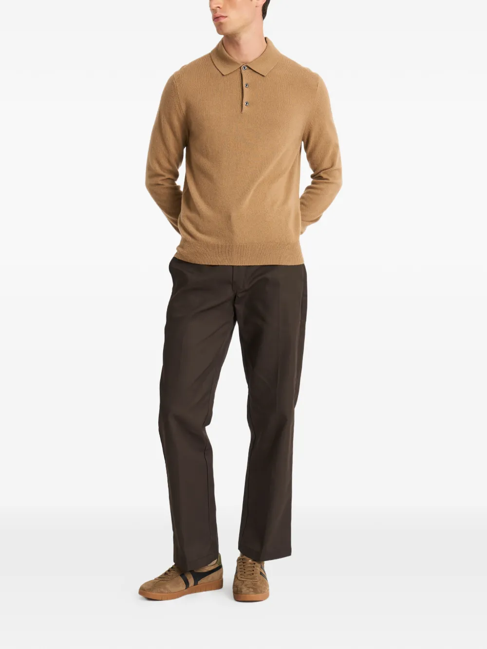 Pringle of Scotland Kasjmier poloshirt Beige