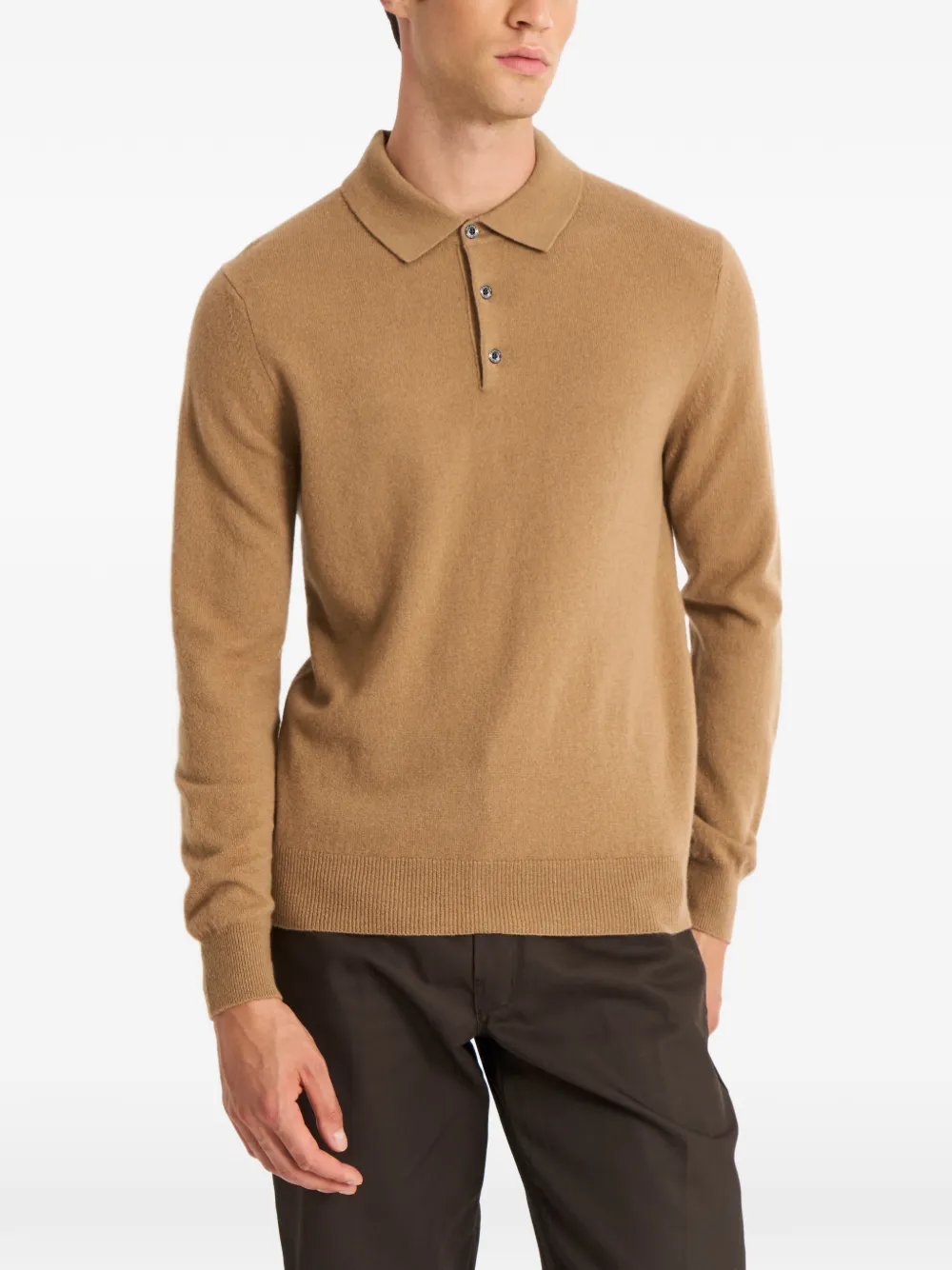 Pringle of Scotland Kasjmier poloshirt Beige