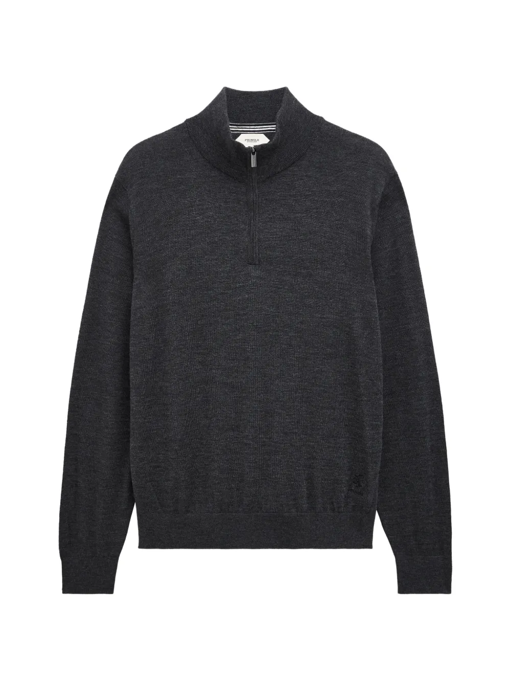 Pringle of Scotland quarter-zip wool sweater - Grigio