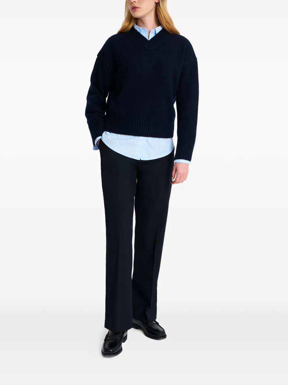 Pringle of Scotland Trui met V-hals Blauw