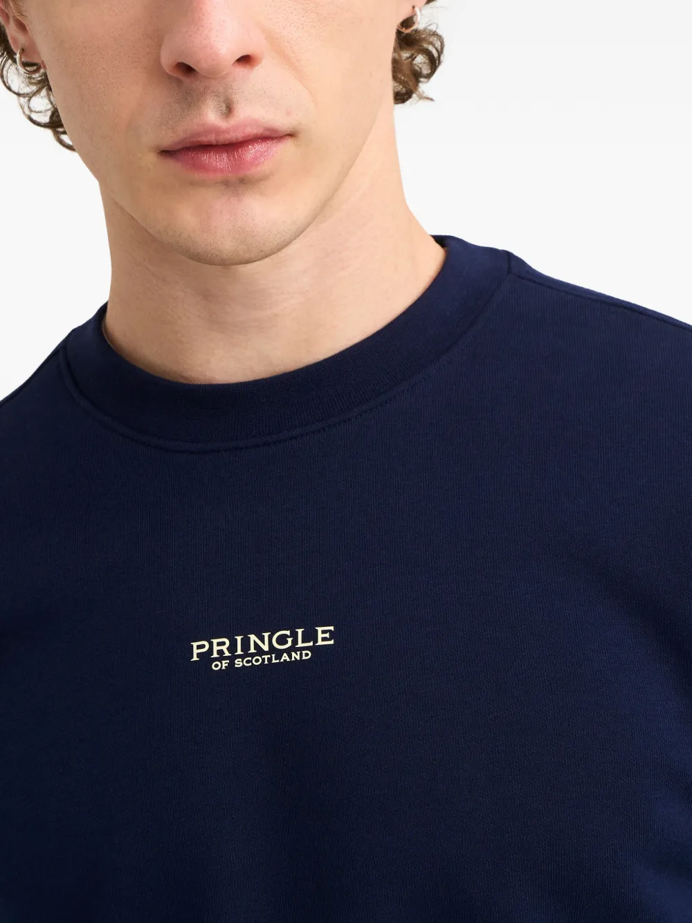 Pringle of Scotland Sweater met ronde hals Blauw