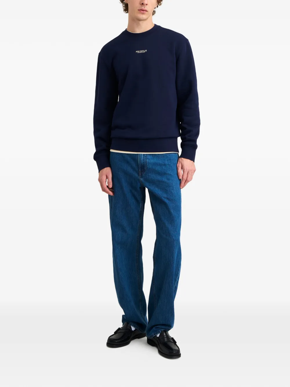 Pringle of Scotland Sweater met ronde hals Blauw