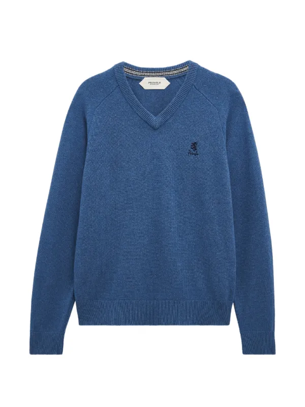Pringle Of Scotland Vネック セーター | ブルー | FARFETCH JP