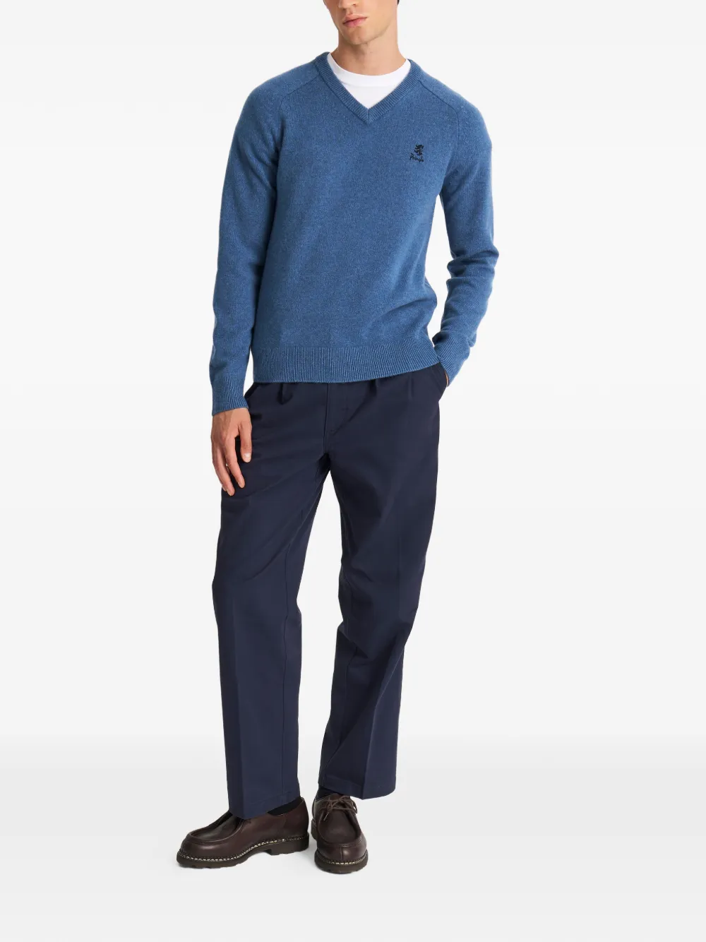 Pringle of Scotland Trui met V-hals Blauw