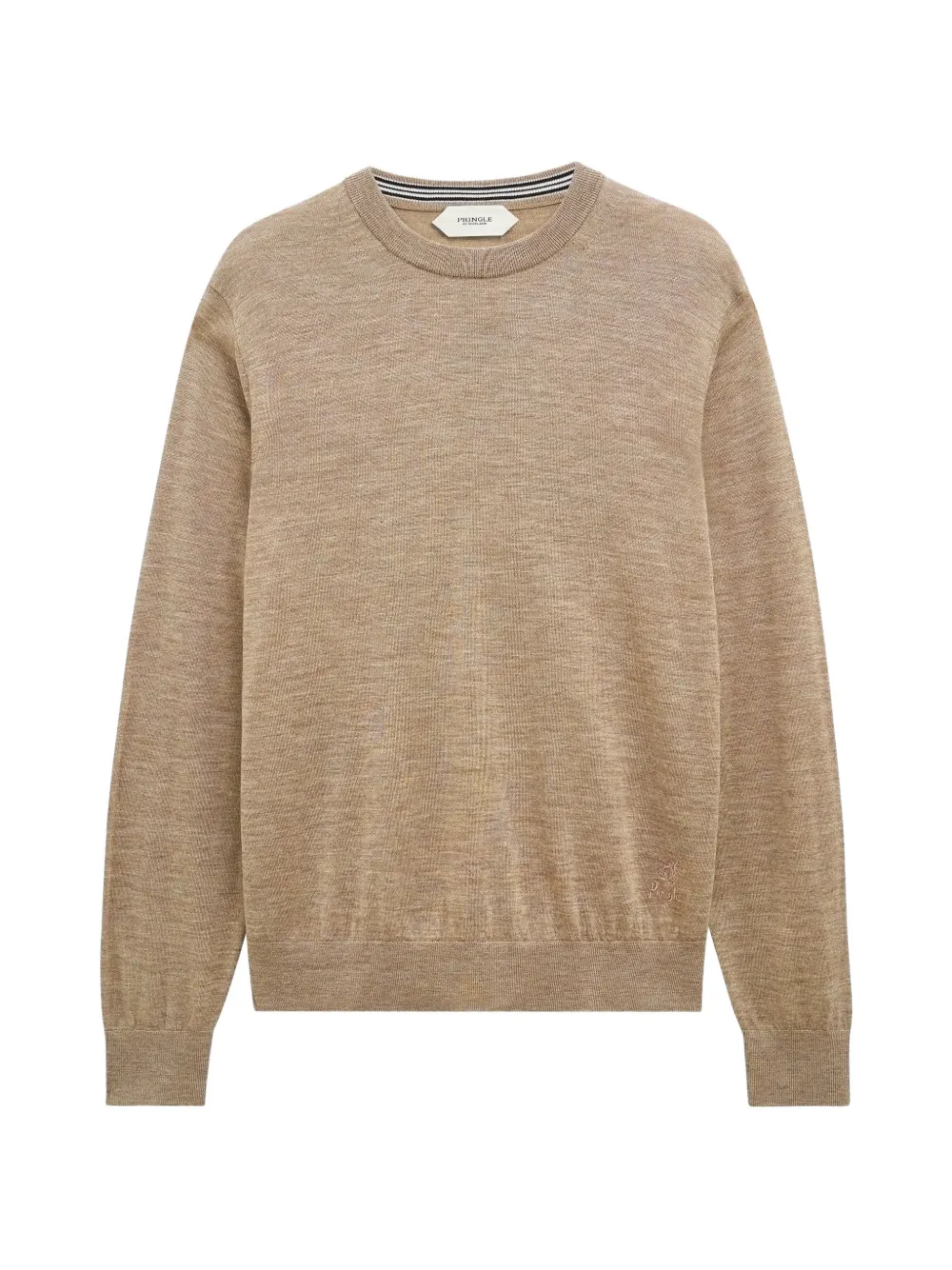 Pringle of Scotland crew neck merino wool sweater - Toni neutri