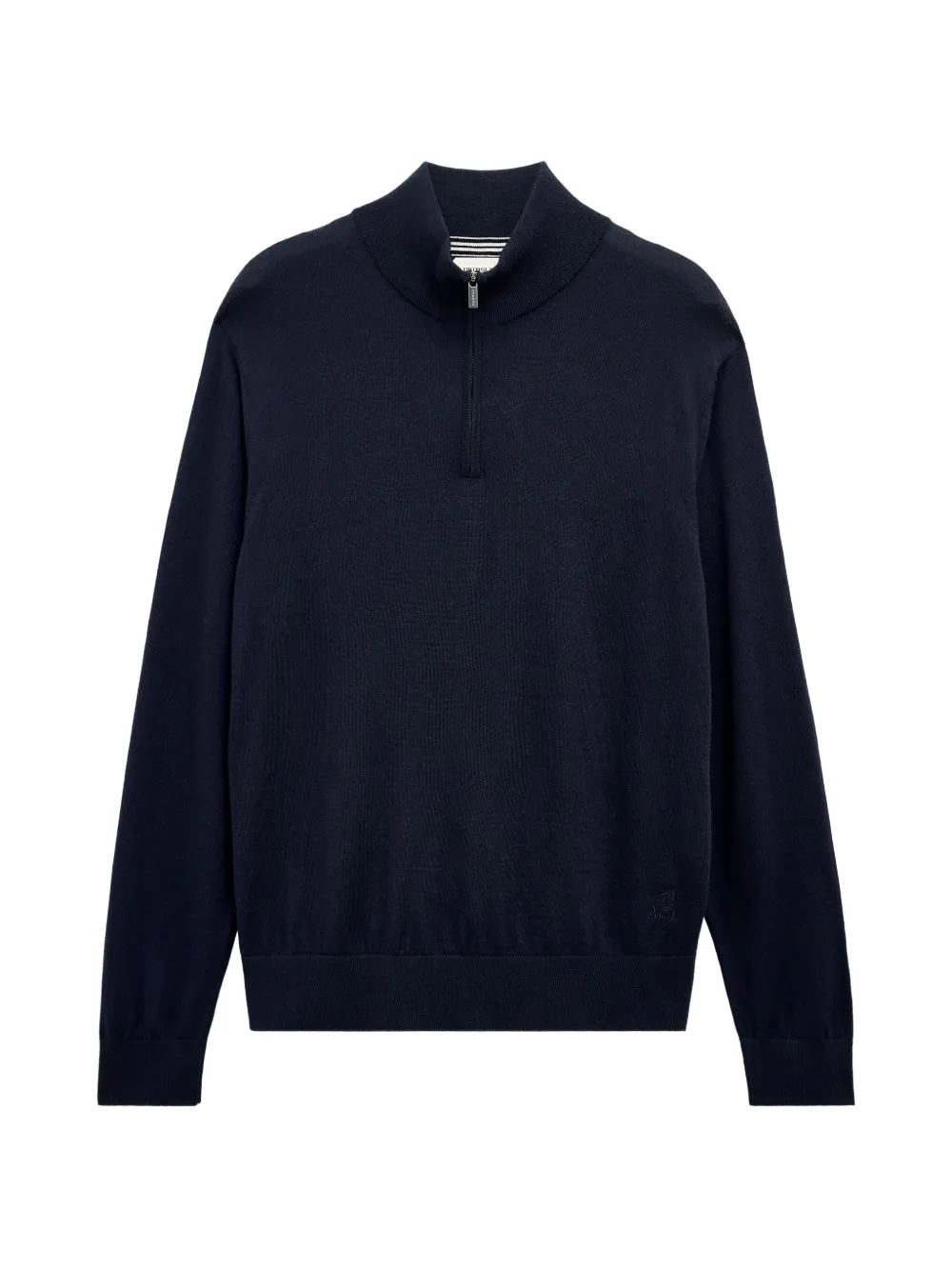 Pringle of Scotland quarter-zip merino wool sweater - Blu