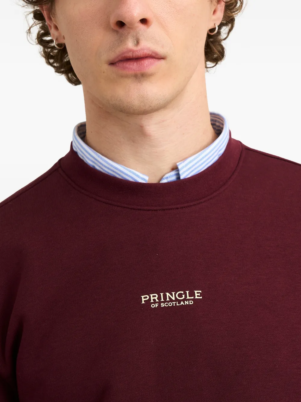 Pringle of Scotland Sweater met ronde hals Rood