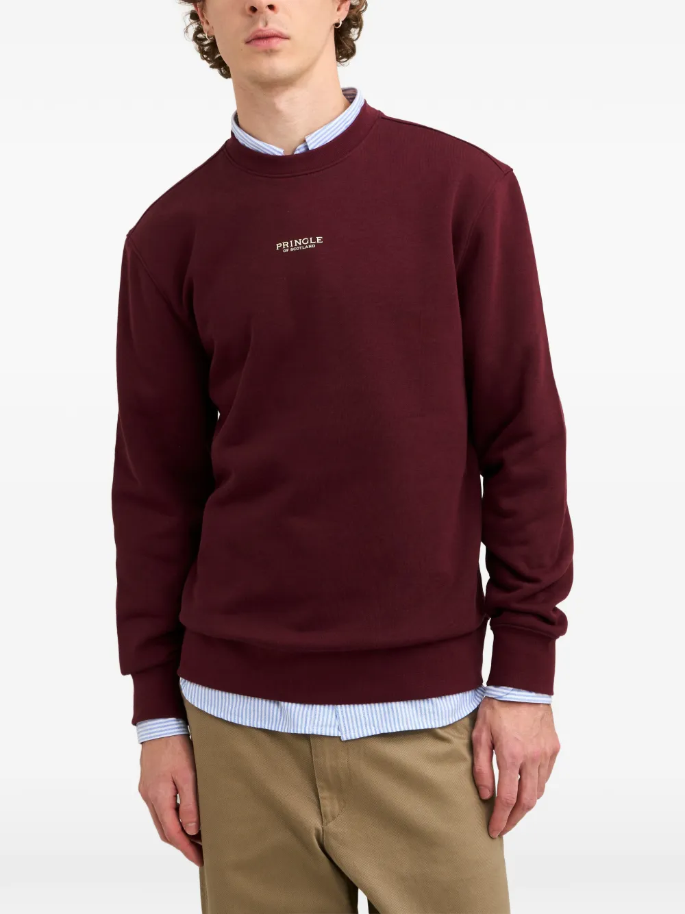 Pringle of Scotland Sweater met ronde hals Rood