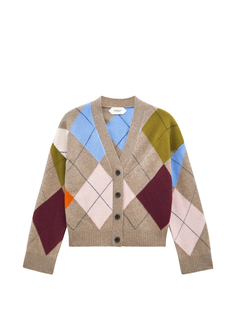 Pringle of Scotland Cardigan a rombi - Toni neutri
