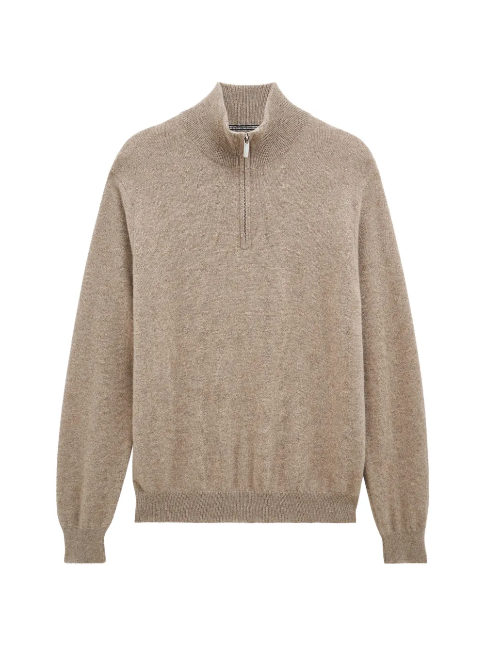 Pringle of Scotland quarter-zip cashmere sweater - Toni neutri