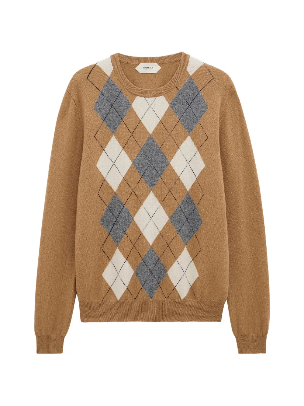 Pringle of Scotland argyle crew-neck sweater - Neutrals