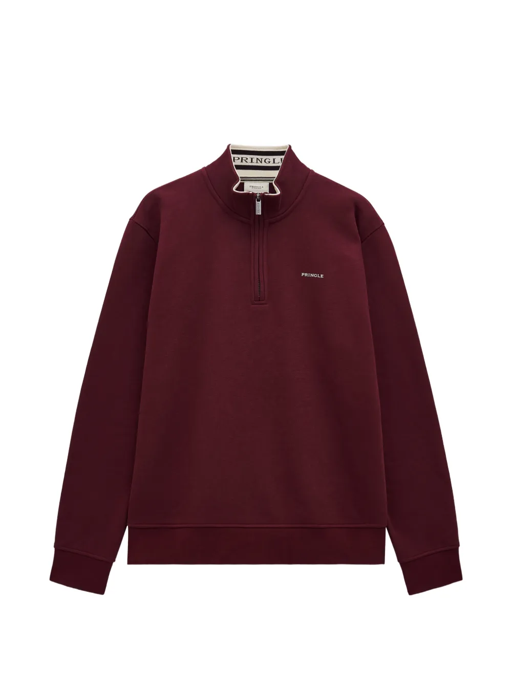 Pringle of Scotland quarter zip track sweatshirt - Rosso