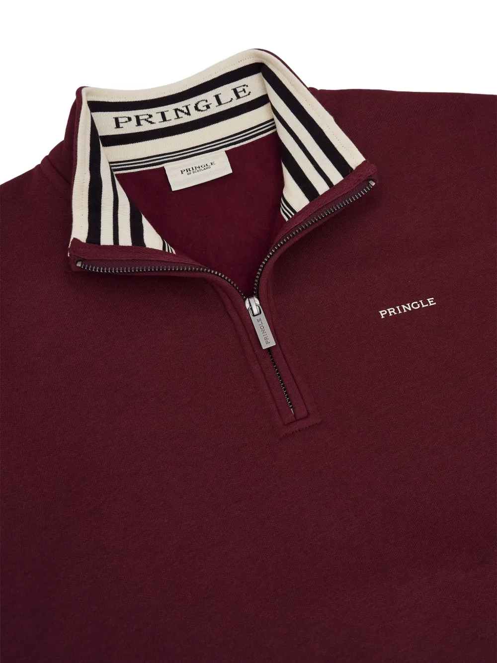quarter zip track sweatshirt