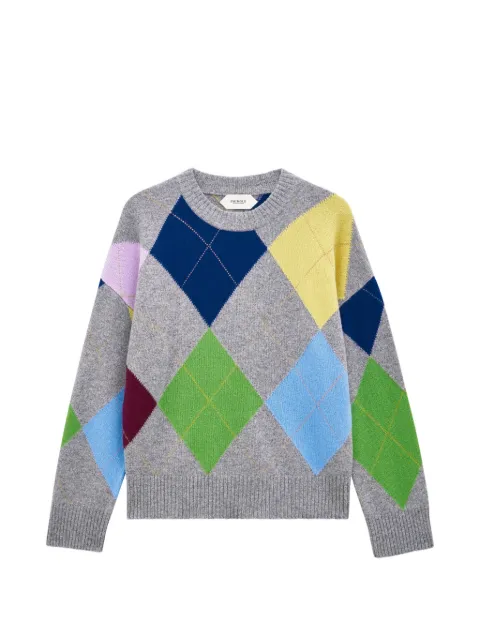 Pringle of Scotland — argyle crew-neck sweater