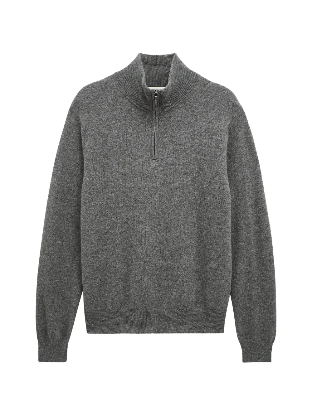 Pringle of Scotland quarter-zip cashmere sweater - Grigio
