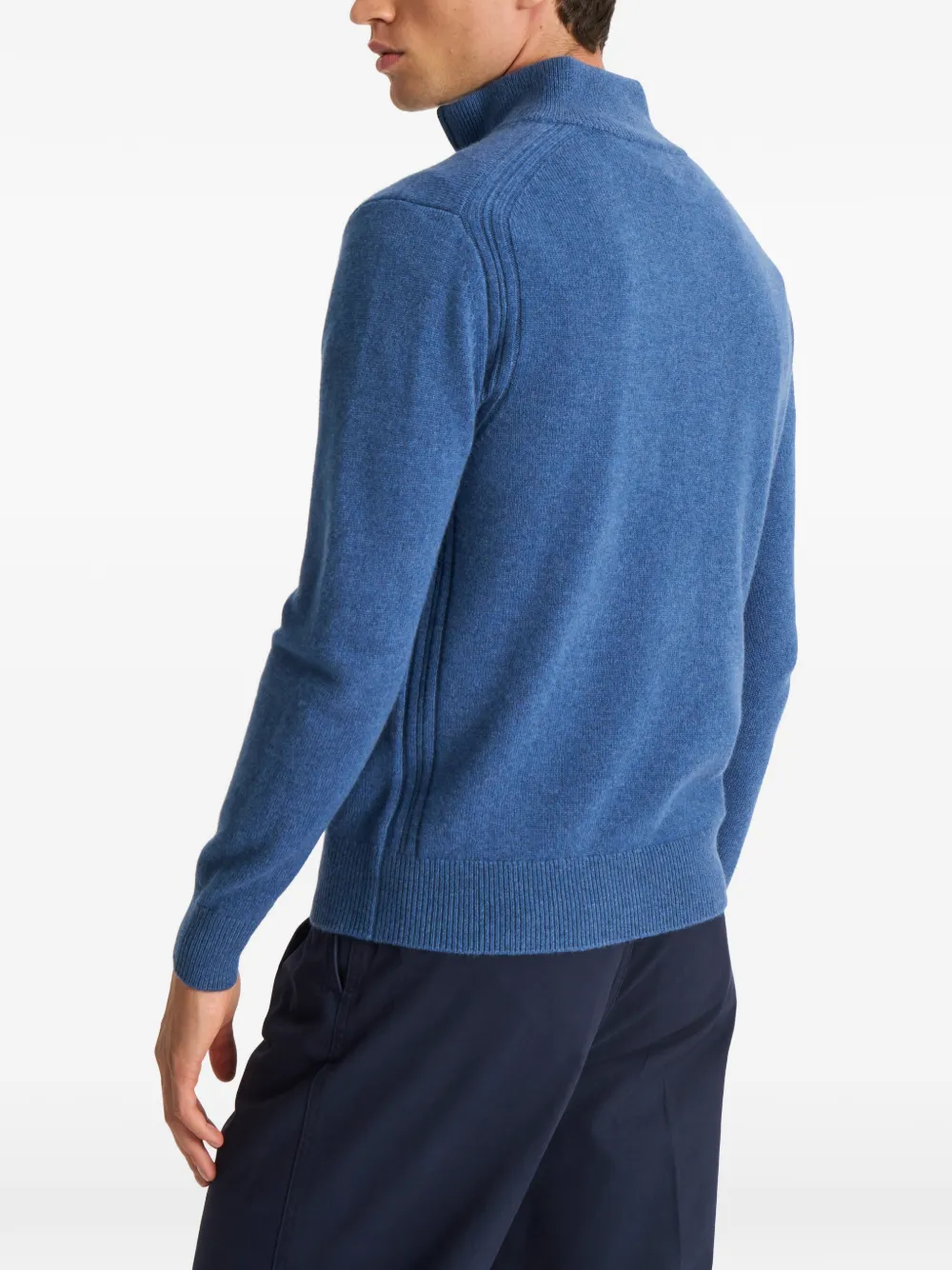 Pringle of Scotland Poloshirt met rits Blauw