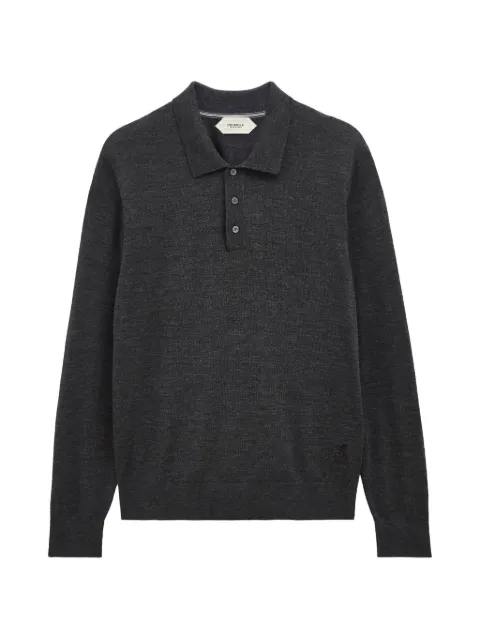 Pringle of Scotland polo-collar merino wool sweater