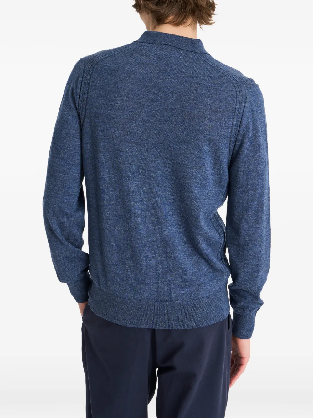 Polo-Collar Extra Fine Sweater