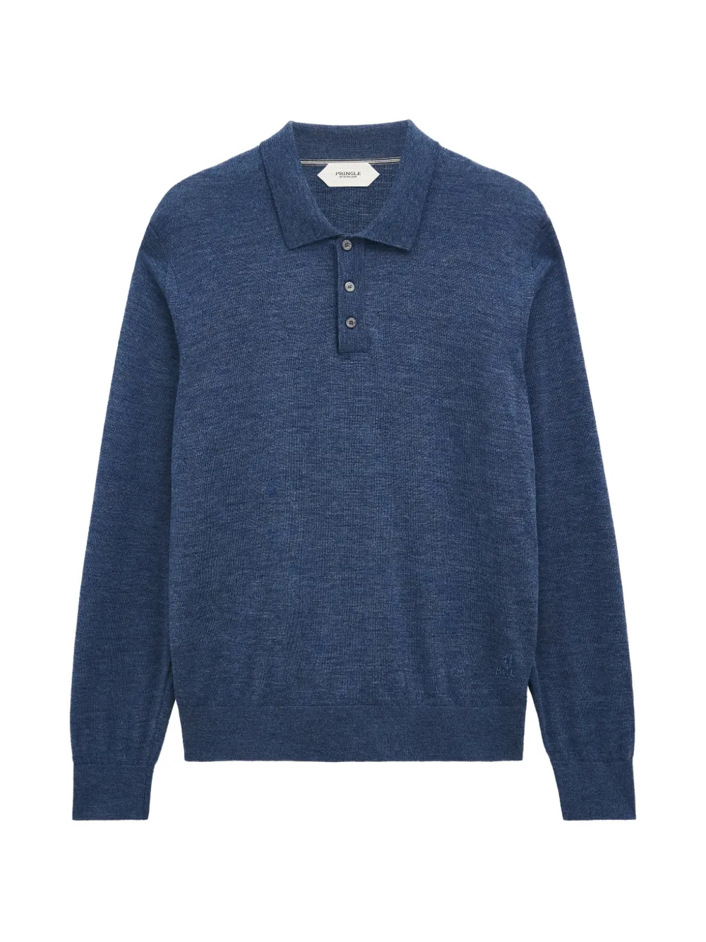 Pringle of Scotland polo-collar extra fine sweater - Blu