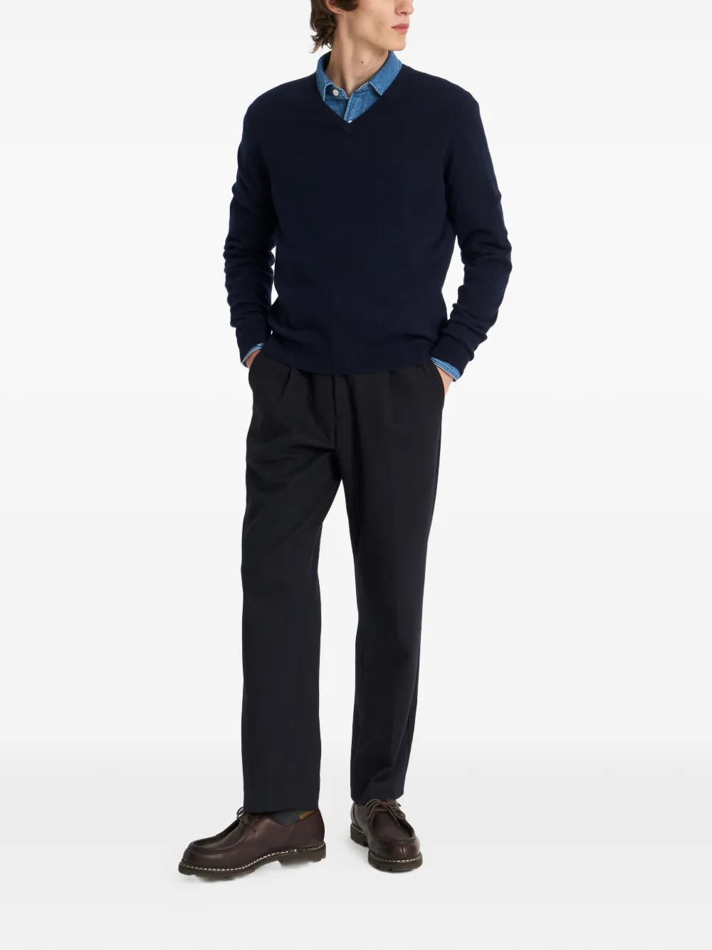 Pringle of Scotland Trui met V-hals Blauw