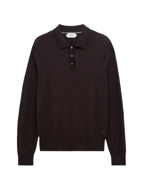 Pringle of Scotland polo-collar merino wool sweater