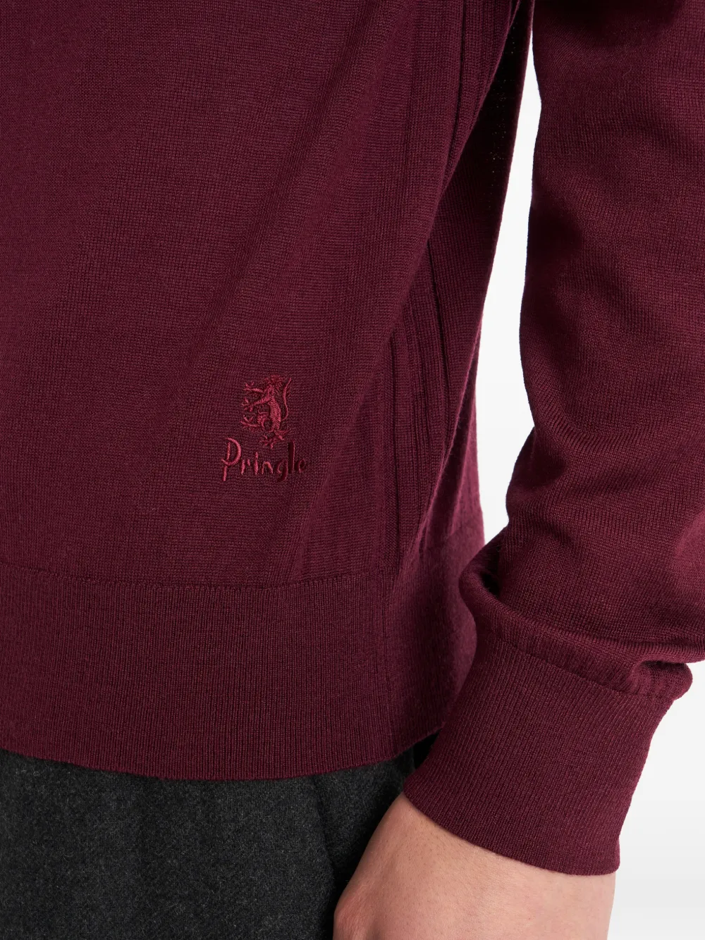 Pringle of Scotland Sweater met ronde hals Rood